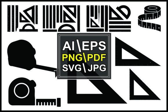 Black Drafting Tools and Rulers: A Designer's Essential Asset
