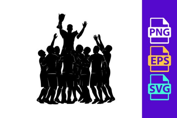 Celebrate the Win: Dynamic Football Clipart for Your Designs