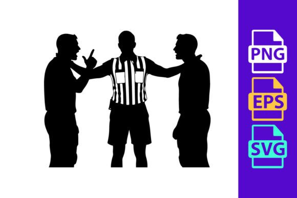 Referee Intervening in a Dispute Between: A Display Font with Attitude