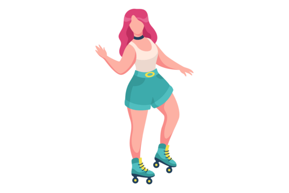 Roller Skater Girl: The Dynamic Display Typeface