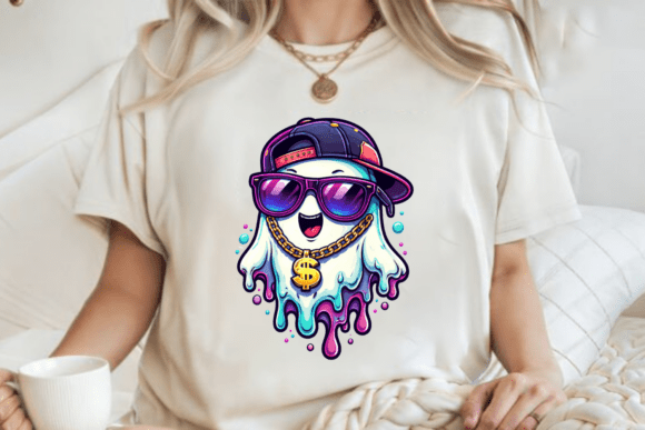 Swag Ghost Drip PNG: Your Bold Streetwear Design Asset