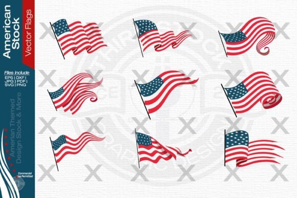 Waving American Flags: Patriotic Motion in Your Designs